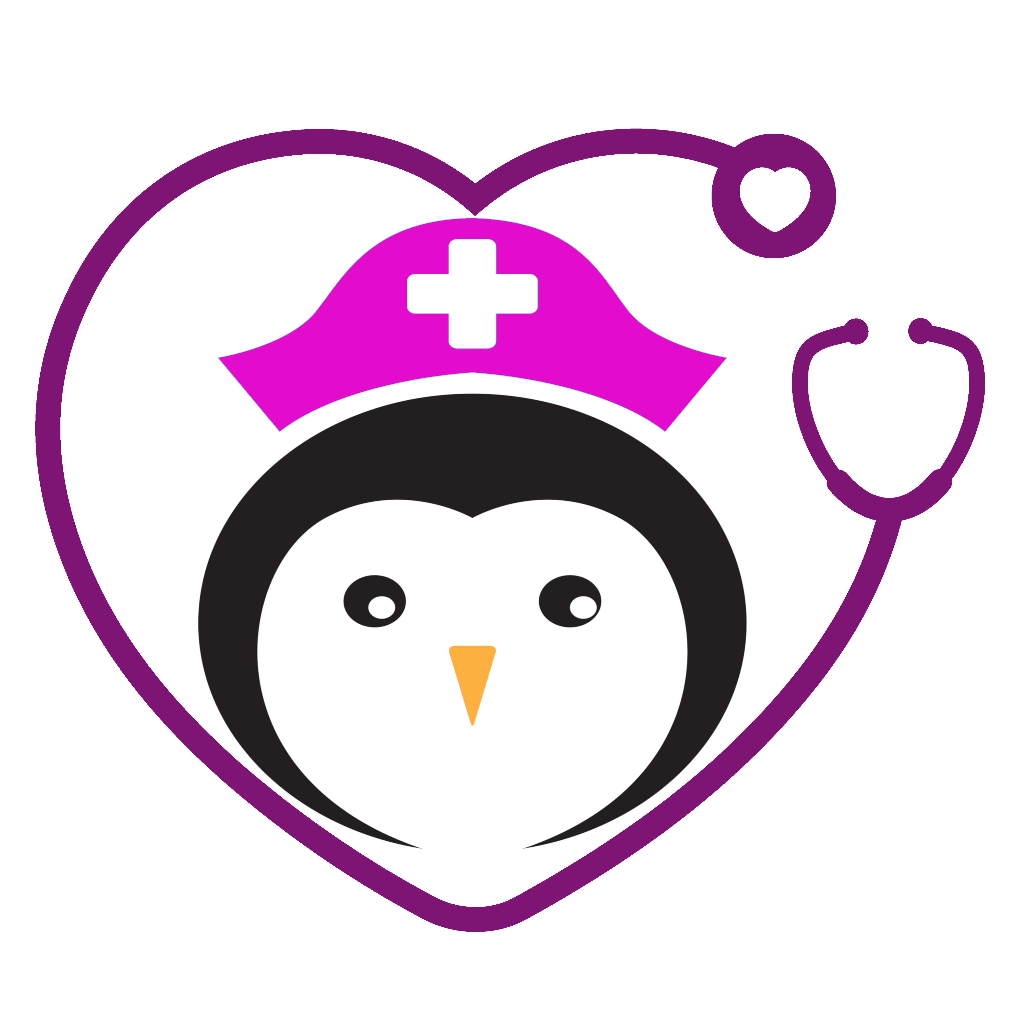 NursePenguin Background Logo